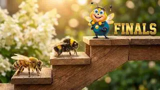 🏆 Buzzbee’s Pollination Games: Live from the Putney Diner Bush! 🌸🐝