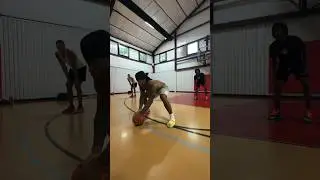 When you hoop with the football player…🤣