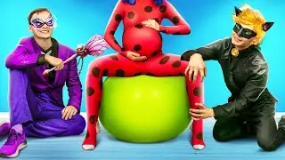 La Povera LadyBug in un Collegio per Ricchi / Hello Kitty Ha Salvato un Gattino Senza Casa!