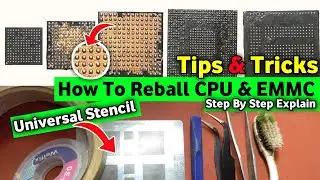 How to Reball any IC with Universal Stencil | Intelligence information will be revealed