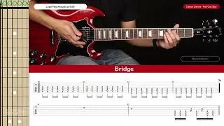 Dance Dance Guitar Cover Fall Out Boy 🎸|Tabs + Chords|