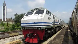 LOKOMOTIF JADUL NIH SI HIDUNG MIRING JADI BABU KERETA API PASUNDAN