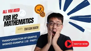 [Transformation of Graphs] Worked Example 1 (i) Part I – H2-Math Tuition @ Tim Gan Math
