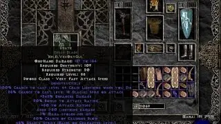 Diablo 2 Making A Death In A Phase Blade (Example)