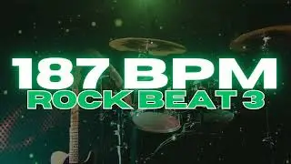 187 BPM - Rock Drum Beat - Loop 3