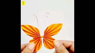 Paper Butterfly 🦋 Craft | DIY | Shorts | Ytshorts | Diary Of Art