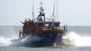 Selsey All Weather Lifeboat - Last Launch from the Lifeboat House