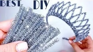 DIY How to make a Gorgeous CROWN with your own hands. Master class / New Year