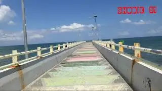 suasana dermaga pagatan ( pantai )