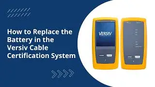 Versiv Battery Removal by Fluke Networks