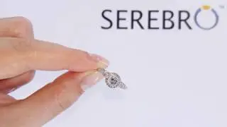 Серебряное кольцо с натуральным топазом 