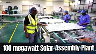 A tour of a 100 Mega Watt Solar plant