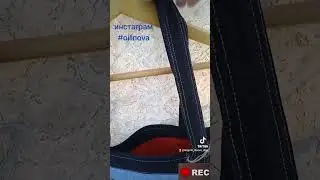 Джинсовая сумка авторской работы