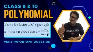 If x + a is a factor of x^2+px+q & x^2+mx+n prove that a = (n-q)/(m-p) 