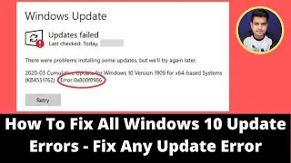 Windows Update Troubleshooter for Windows 10 | Update not Working - How to Fix All Update Errors