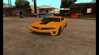 обозреваем мод для гта сан андреас на Chevrolet Camaro ZL1