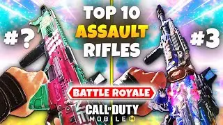 Top 10 BEST Assault Rifles In Battle Royale | Top 10 Best AR Gunsmith Loadouts For BR | COD Mobile