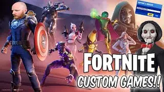 🔴LIVE FORTNITE CUSTOM GAMES!! - ARE YOU AS GOOD AS YOU THING YOU ARE?? COME JOIN!!  