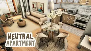Neutral Apartment || The Sims 4 Apartment Renovation: Speed Build