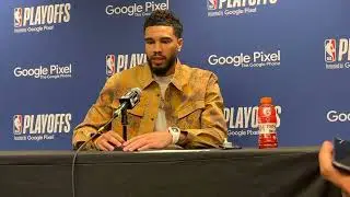 Hear @Celtics Jayson Tatum talk about erasing his Final's history