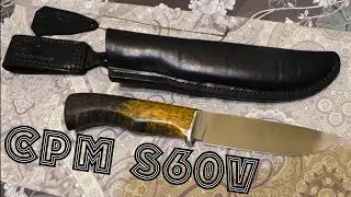 ОХОТНИЧИЙ НОЖ "ОГОНЬ" из cpm s60v