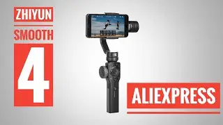 Zhiyun smooth 4 stabilizer review - from Aliexpress. Unboxing and test