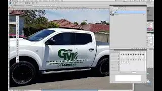 Photoshop Tutorial for Beginners- How to put a logo onto a truck