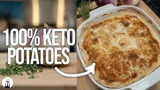 Keto "Potatoes Gratin" - Turnips Gratin!