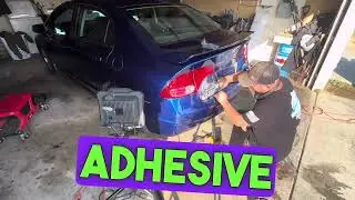 Removing emblems/de badging with a pro 💪