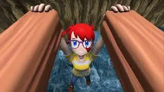 Custom Pokémon Character Top View Cliffhanging Animation