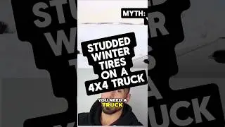 Masters of Winter: Studded Tires on a 4x4 Truck! ❄️🚚