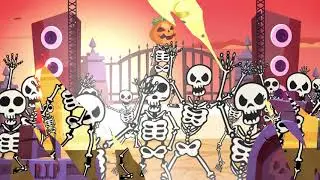 Spooky, Scary Skeletons OFFICIAL Animated Lyric Video