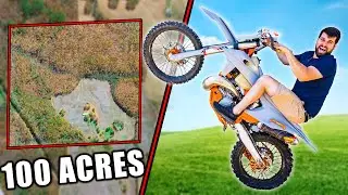 RIDING DIRT-BIKES at my NEW LAND!