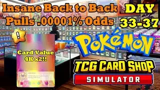 This Will Never Happen Again Crazy Pulls!!! TCG Card Shop Simulator With Pokemon
