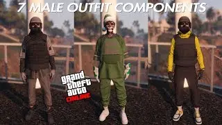 (READ PINNED COMMENT)GTA V ONLINE 7 MALE OUTFIT COMPONENTS
