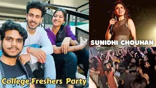 College Freshers Party | Sunidhi Chouhan Concert At Our College | LPU University