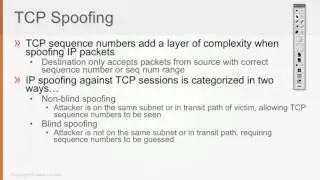 33  TCP Spoofing Attacks (CCNA SEC 210-260)
