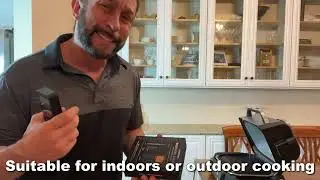 Review SIYOTEAM Meat Thermometer Digital, Wireless Meat Thermometer for Grilling and Smoking