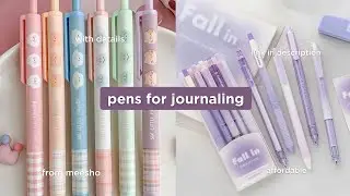 Pens for journaling from meesho at affordable price | #aesthetic #journal #journaling #pen #video