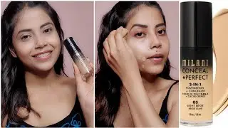 Milani 2in1 Conceal+Perfect Foundation & Concealer Review & Demo | Shade 03 Light Beige #GAGWR