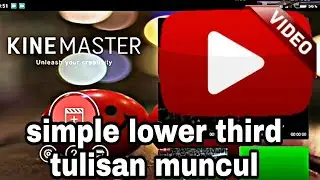 Cara simple bikin tulisan muncul divideo # lower third green screen