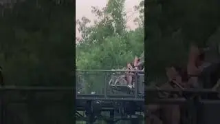 A little shell shocked after the time traveler roller coaster 
