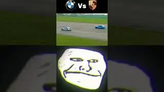 tuned BMW m3 Compitition Vs Stock Porsche 911 Turbo s #cars #ytshorts