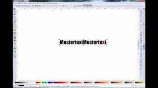 Inkscape-Tutorial: einen Text in einen Pfad umwandeln