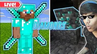 Finnaly Going To Mine Some Diamonds| LUCKZZZYY SMP |  MINECRAFT HINDI LIVE STREAM | LUCKYBOY PLAYZ