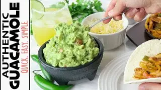 Authentic Guacamole {Quick, Easy, Simple, Delicious!}