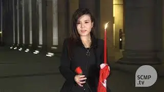 Hong Kong’s fire magician shows off her tricks