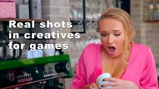 Real shooting for games video creatives