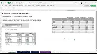 Index & Match + VBA Introduction