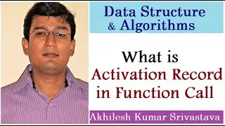 Concept of Activation Record in Function Call